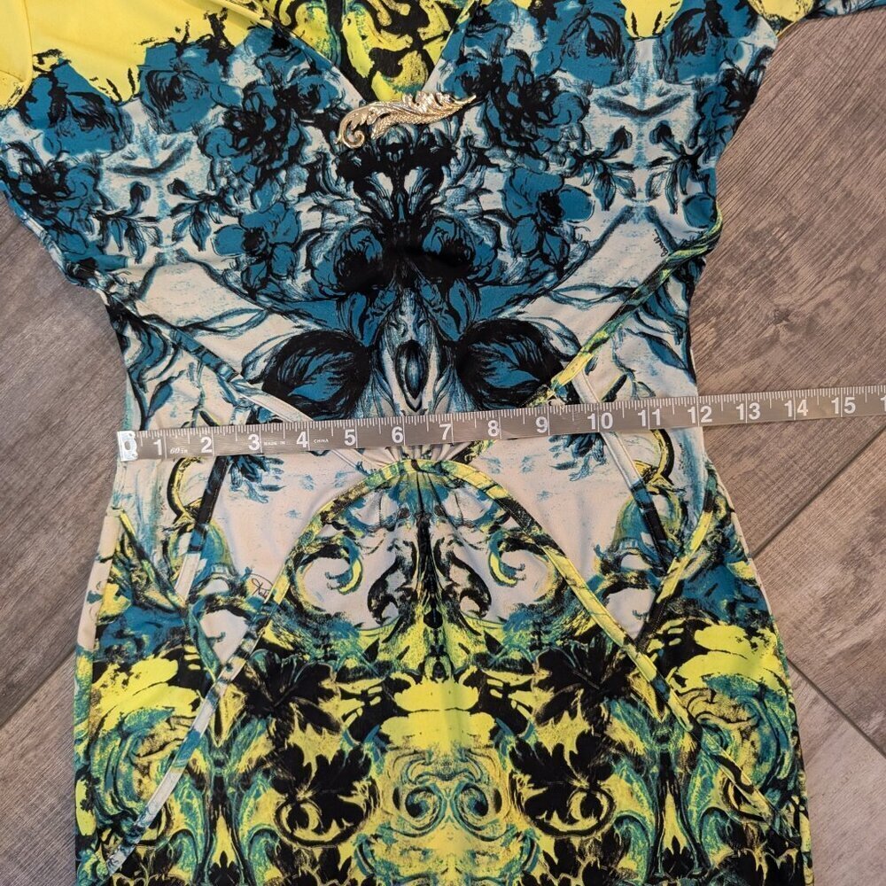 Roberto Cavalli dress with beautiful snake brooch size 42 - Picture 13 of 14